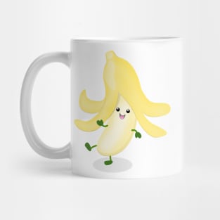 Cute kawaii dancing banana cartoon Mug